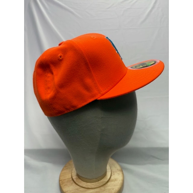 New Era New York Mets 59FIFTY Fitted Hat MLB Orange Unisex Adult Size 6 5/8