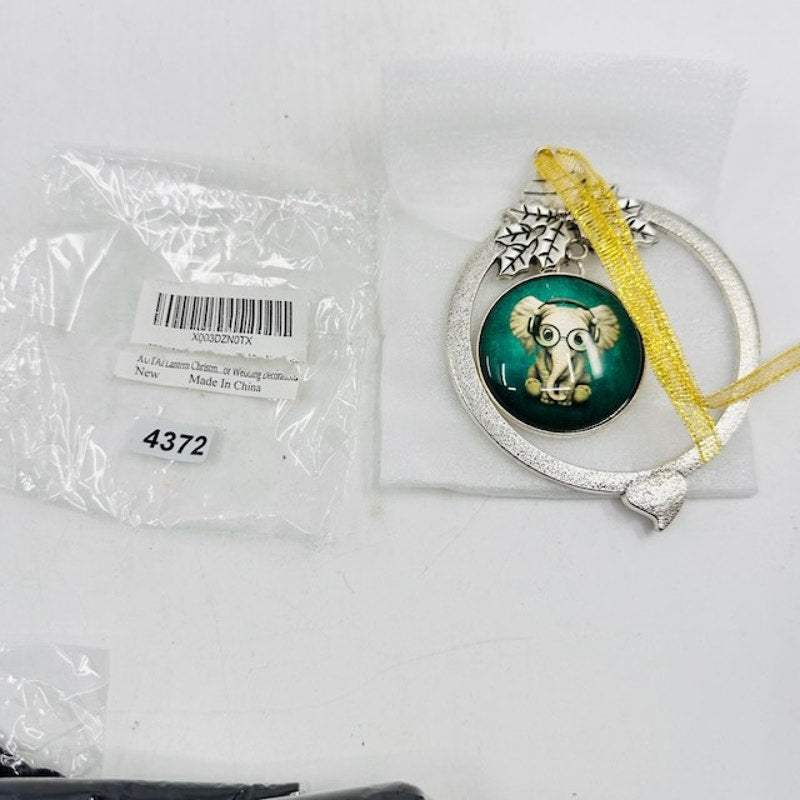 NEW Elephant Christmas Ball Ornaments Christmas Tree Decoration Hanging Ball
