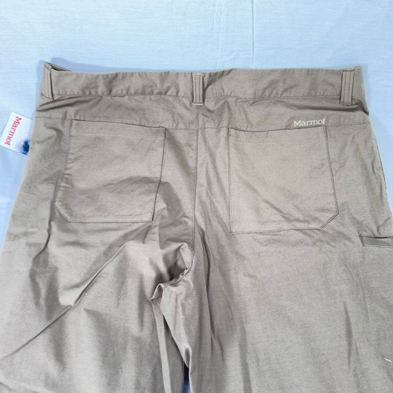 Marmot 4Th and E Pants Tapered Leg Cut Regular Fit Flat Front Khaki Mens 38