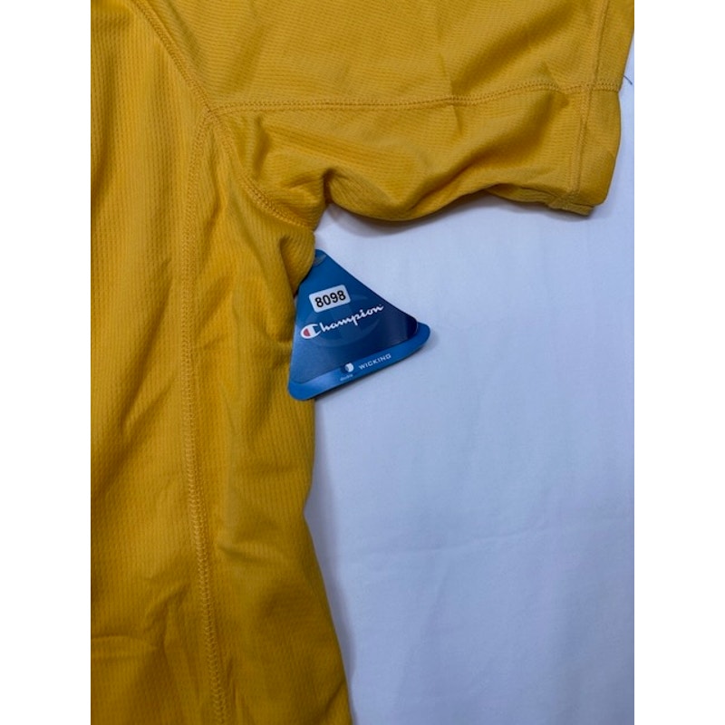Champion Double Dry Sports Athletic Jersey SS Crewneck Yellow Mens Size XXL