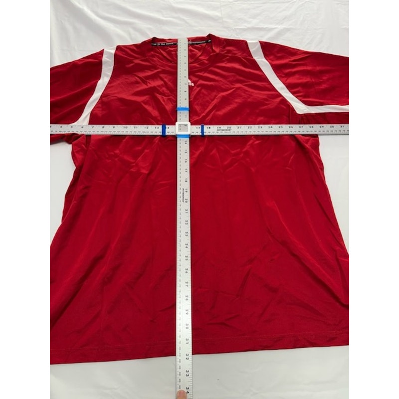 Adidas BG CCI Crew 09 Training Jersey T-Shirt SS Red/White Mens Size 2XL