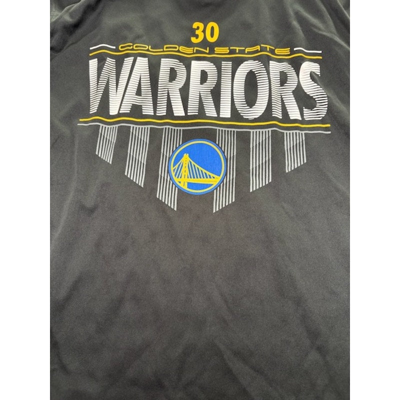 NBA Golden State Warriors T-Shirt Stephen Curry #30 Black Mens Size L