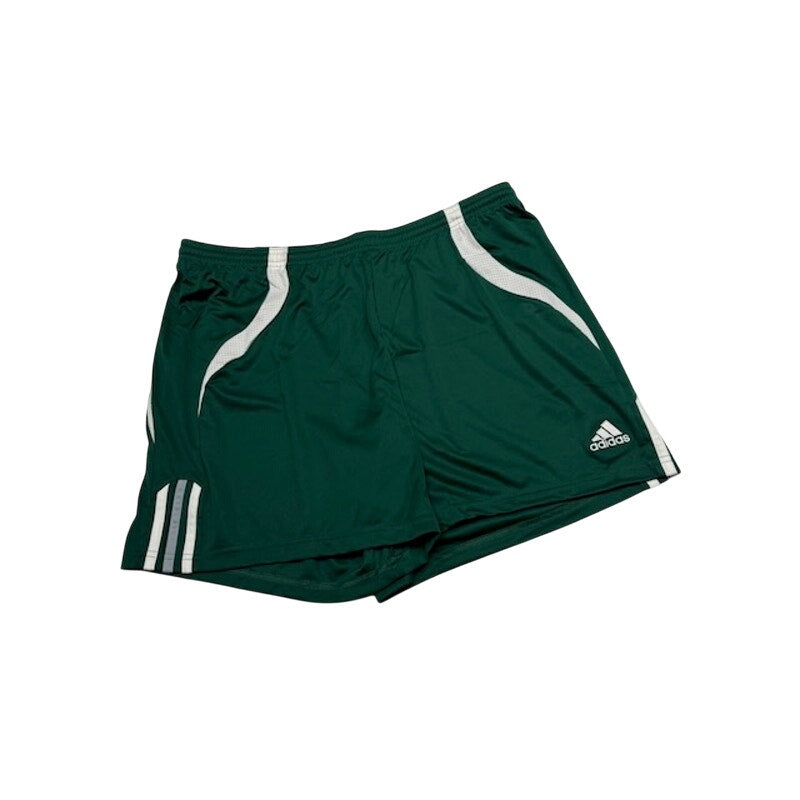 Adidas Multi Sport Shorts Climacool Drawcord Elastic Waist Green/White Womens XL