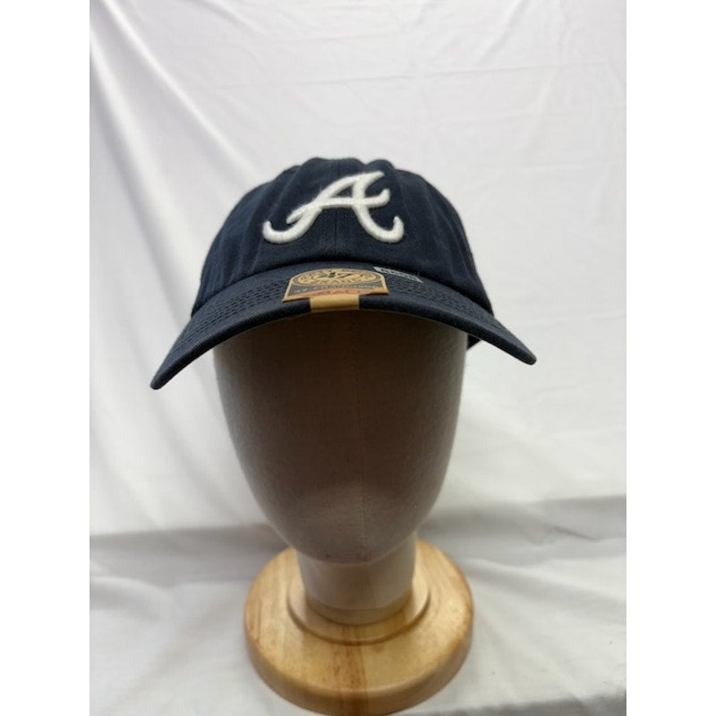 ‘47 Brand Atlanta Braves Franchise Fitted Cap MLB Logo Navy Unisex Small