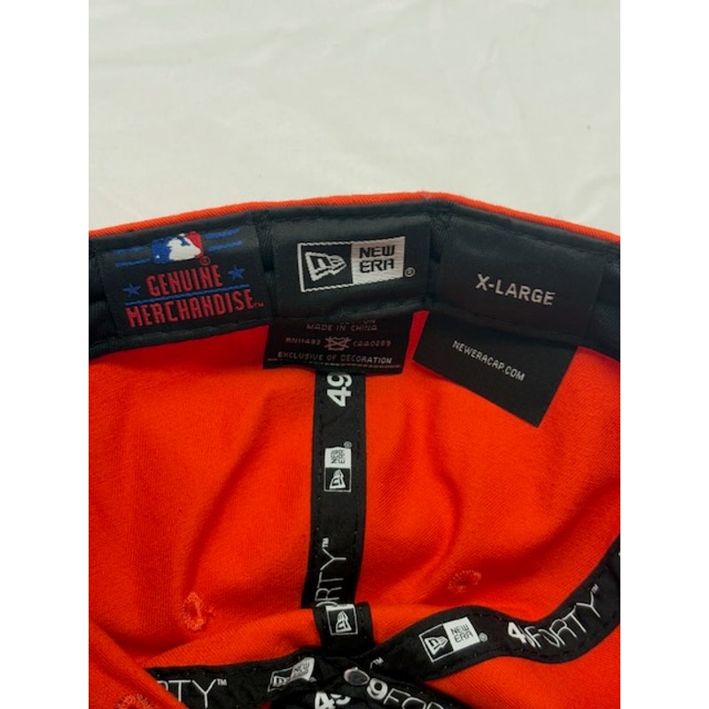 New Era Houston Astros Baseball Cap 49FORTY Fitted MLB Hat Red Mens Size XL