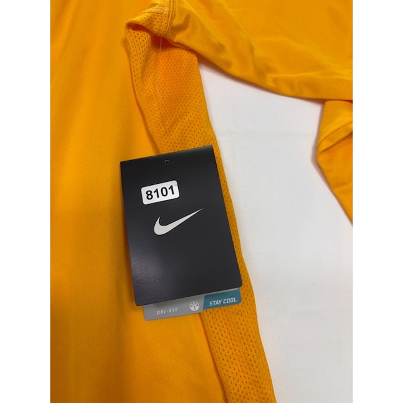Nike Dri-Fit Football Soccer Goalkeeper Jersey Long Sleeve Gold Mens Size XL