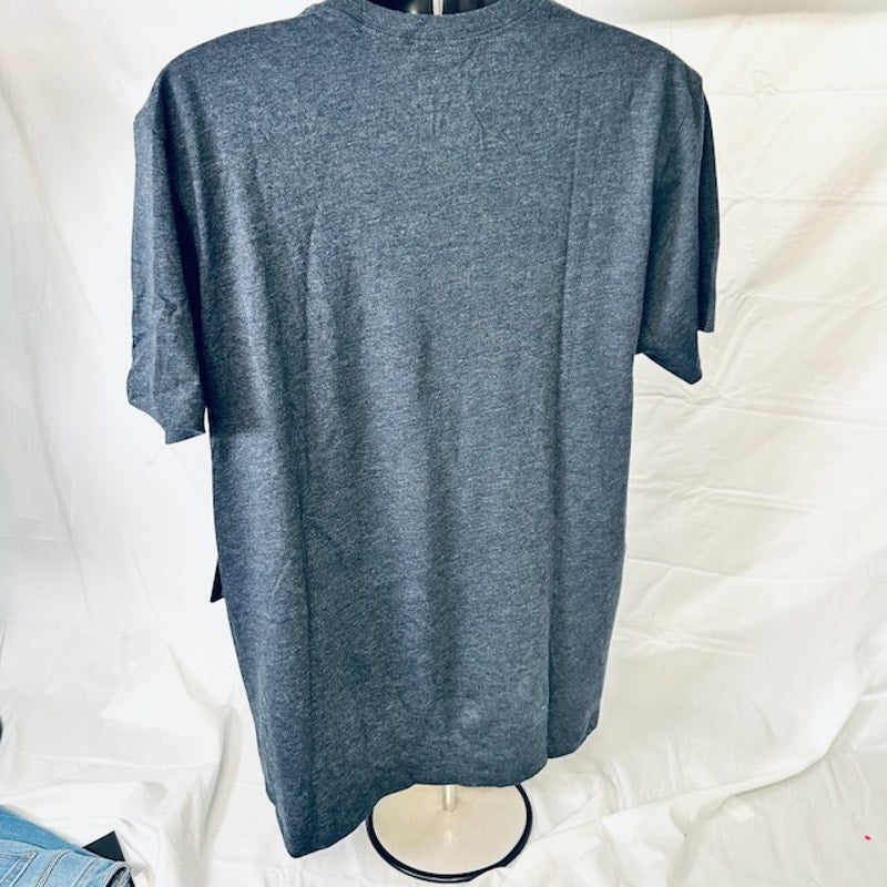 47 Brand Denver Broncos T-Shirt Patriotic Logo Short Sleeves Blue Mens XL