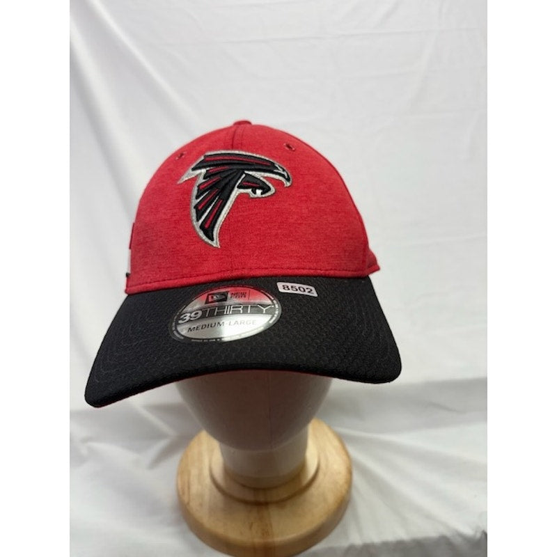 New Era Atlanta Falcons 39THIRTY On-Field Cap NFL Red Black Unisex Size M/L