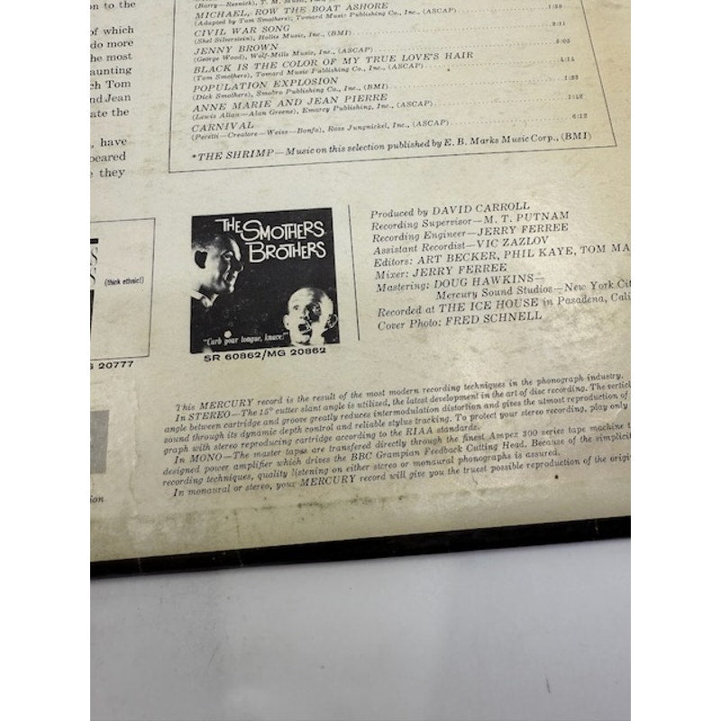 The Smothers Brothers – "It Must Have Been Something I Said!" Vinyl Record Album