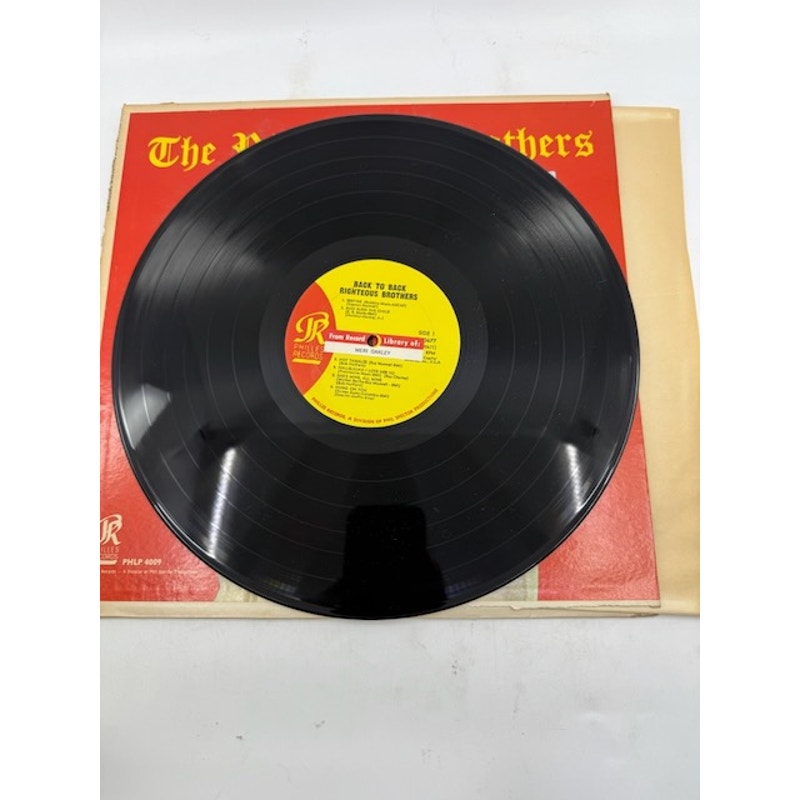 The Righteous Brothers – Back To Back Vinyl Record Album