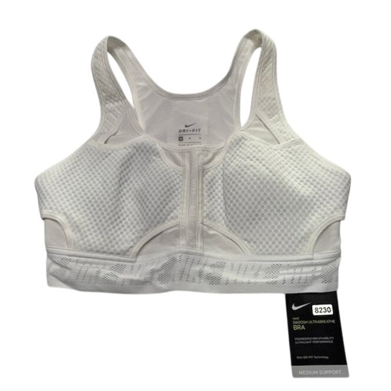 Nike Swoosh UltraBreathe Padded Sports Bra CZ4439-100 Womens White Size M