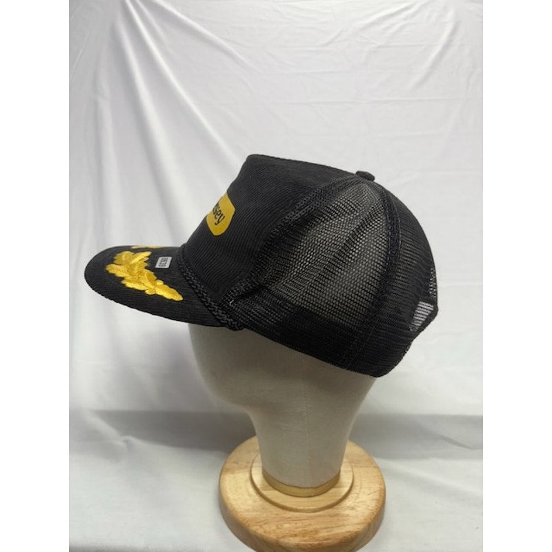 Otto Cap De Jersey Corduroy Rope Snapback Hat Gold Leaf Black Unisex OS