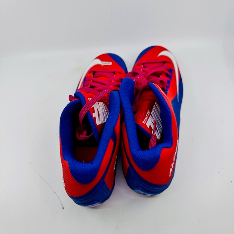 Nike Alpha Pro 2 TD 3/4 Mid Football Cleats 729444-604 Red Blue Mens 13