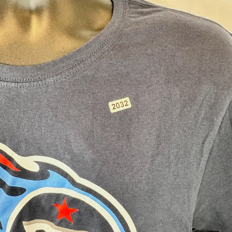 '47 Brand Tennessee Titans Team Logo T-Shirt Short Sleeve Navy Blue Mens Size XL