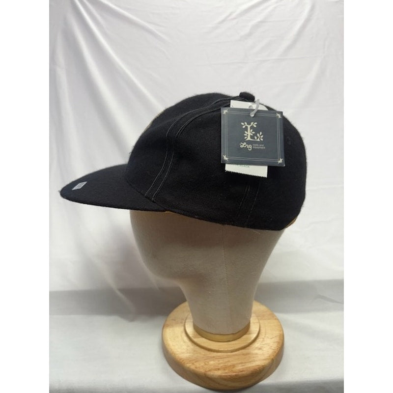 LRG True Heads Wool Fitted Hat Lion Logo Cap Streetwear Black Adult Size M