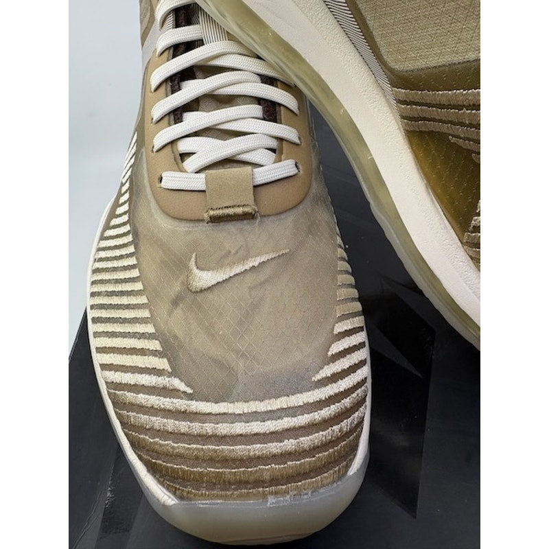 Nike LeBron X JE Icon QS Air Max Shoes  AO2588-200 Beige Tan Mens Size 10