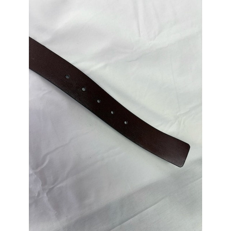 Michael Kors Reversible MK Logo Belt Brown Monogram Black Leather Mens Large