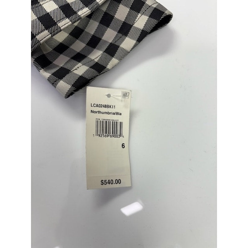 Barbour by ALEXACHUNG Ivy Casual Jacket Northumbria Check Black/White Size 8