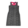 Material Girl Active Dress Racerback Athletic Bodycon Gray Pink Womens XS