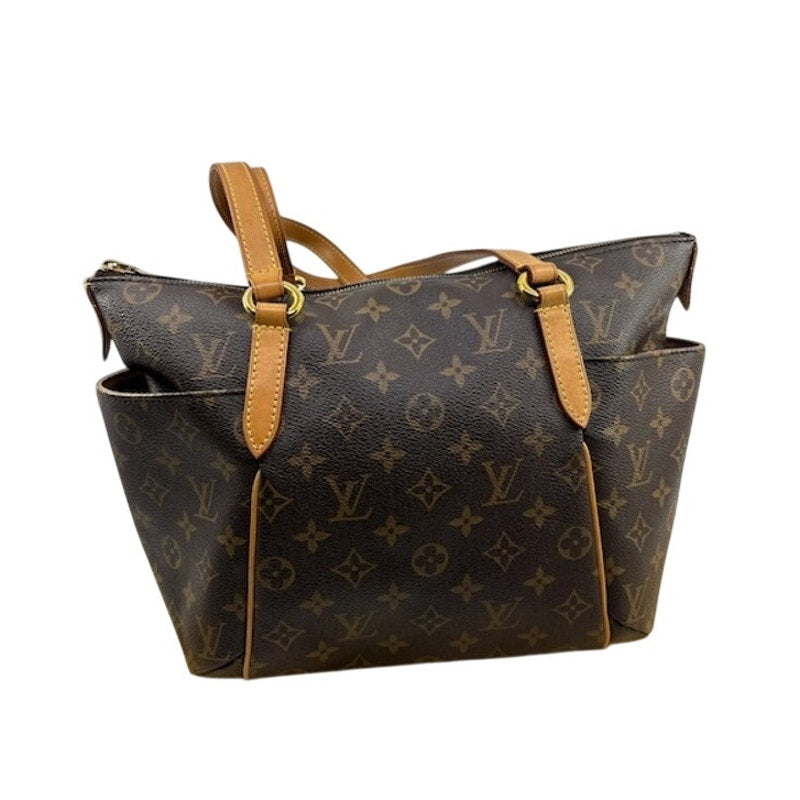 Louis Vuitton Monogram Totally PM Tote Bag Canvas Shoulder Bag Brown Womens