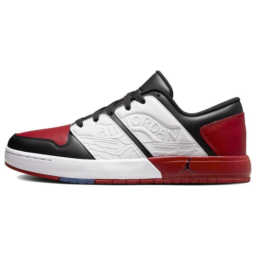 Nike Air Jordan NU Retro 1 Low Sneakers DV5141-611 White Red Black Size 8