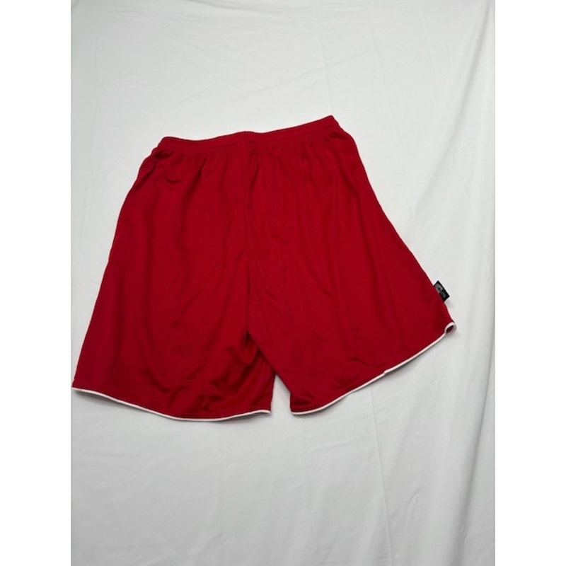 Adidas Football Soccer Shorts Clima365 Elastic Waist Red/White Mens Size L