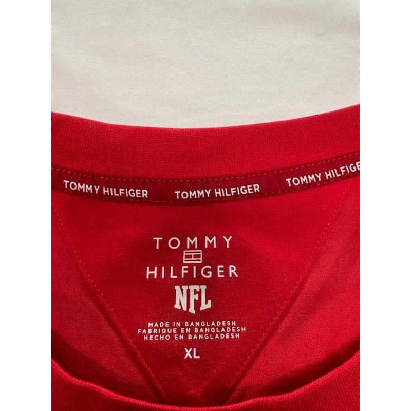 Tommy Hilfiger NFL Kansas City Chiefs T-Shirt Short Sleeve Red Mens Size XL
