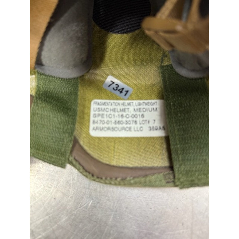 ArmourSource U.S.M.C Fragmentation Lightweight Ballistic Helmet Green Size M