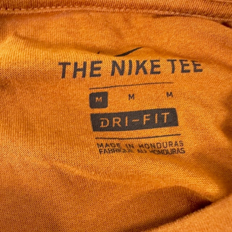 Nike Texas Longhorns T-Shirt Crew Neck Chest Logo Dri Fit Orange Mens Size M