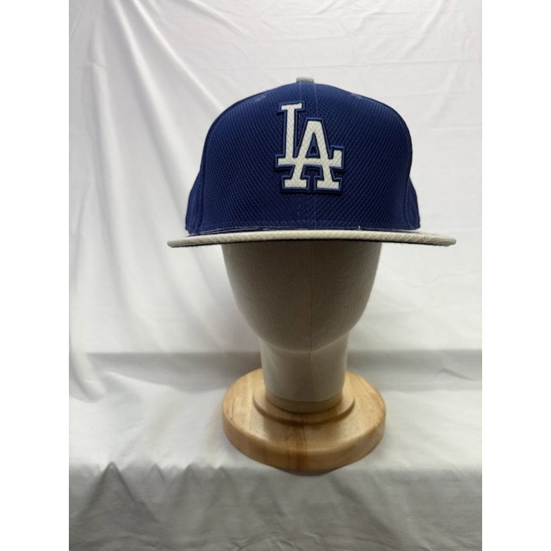New Era 59FIFTY Los Angeles Dodgers Fitted Cap Blue/Gray Mens Size 7 7/8