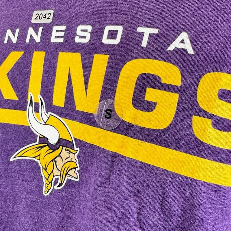 '47 Brand NFL Minnesota Vikings T-Shirt Short Sleeve Crewneck Purple Mens Size S