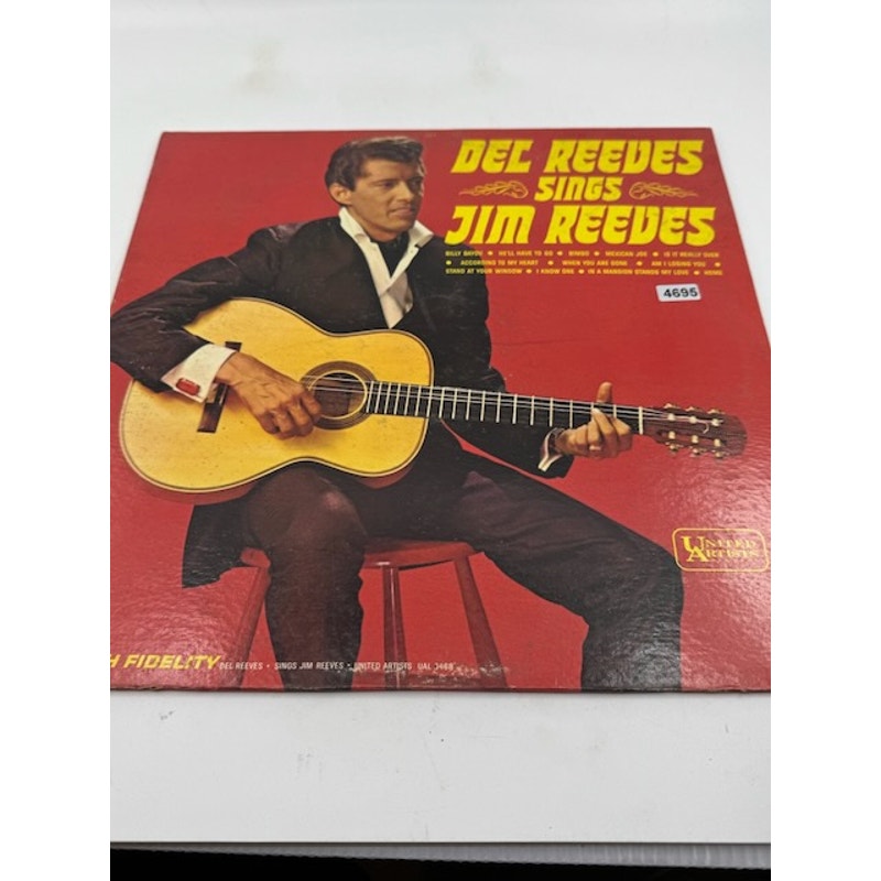 Del Reeves – Del Reeves Sings Jim Reeves Vinyl LP Album Record 1965