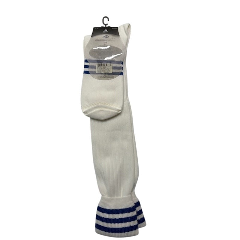Adidas Copa Edge Soccer Socks Knee High White/Blue Mens Shoe Size 6-12