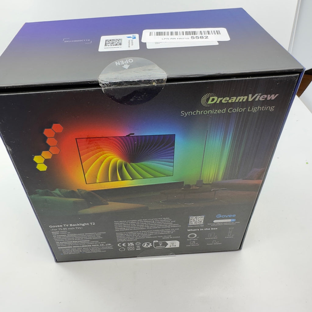 Govee Envisual TV Backlight T2 Dual Camera Color Changing LED Light - Black