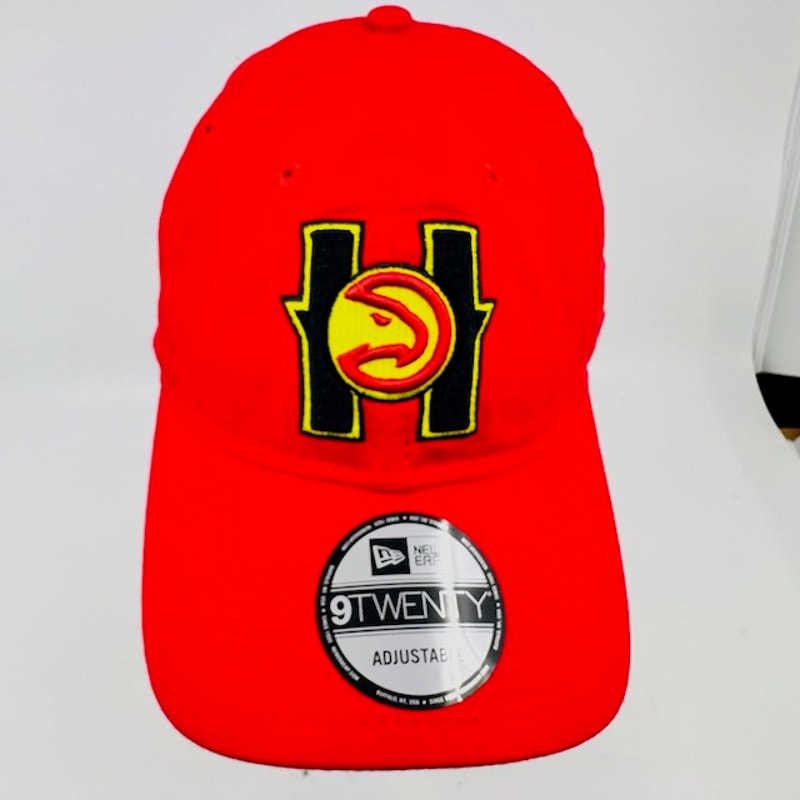 New Era 9Twenty  Atlanta Hawks Team Logo Back Half Series Cap Red Mens OSFM