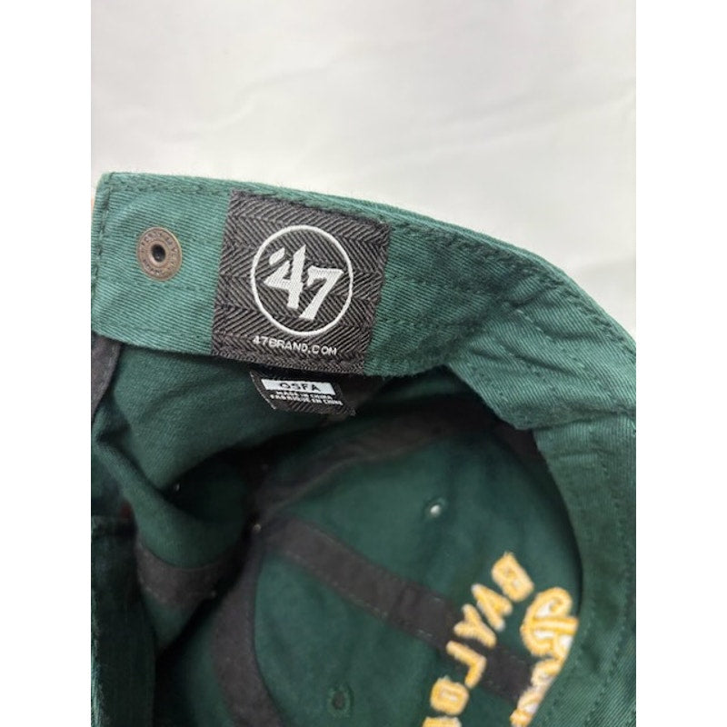 47 Brand Baylor Bears University Strapback Hat NCAA College Cap Green OSFM