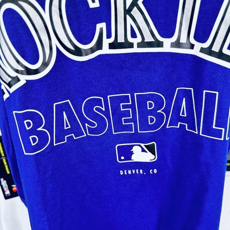 Nike Colorado Rockies Legend Performance T-shirt Short Sleeve Purple Mens S
