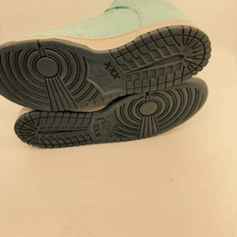 Nike 6.0 Dunk High Top Lace Up Canvas Sneaker 342257-401 Aqua Blue 8M 9.5W
