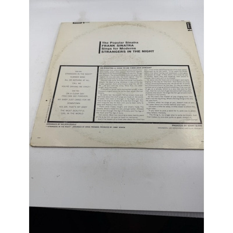 Frank Sinatra – Strangers In The Night 1966 Vinyl Album Record