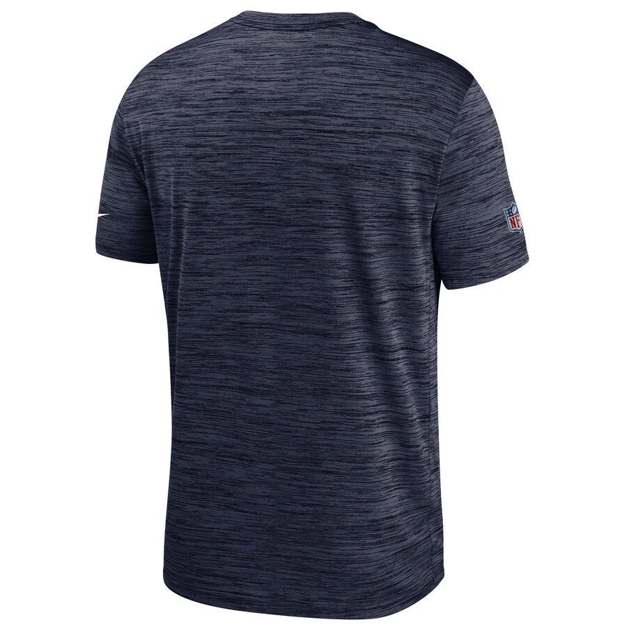 Nike New England Patriots Sideline Legend Velocity T-Shirt Navy Mens Size L