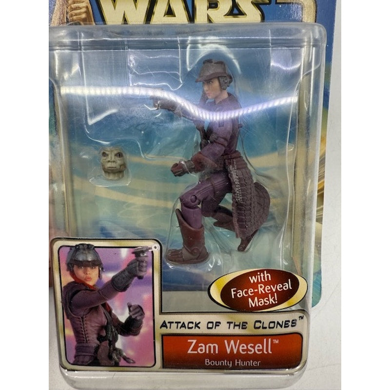 Hasbro Star Wars Attack Of The Clones Sam Wesell Bounty Hunter Action Figure