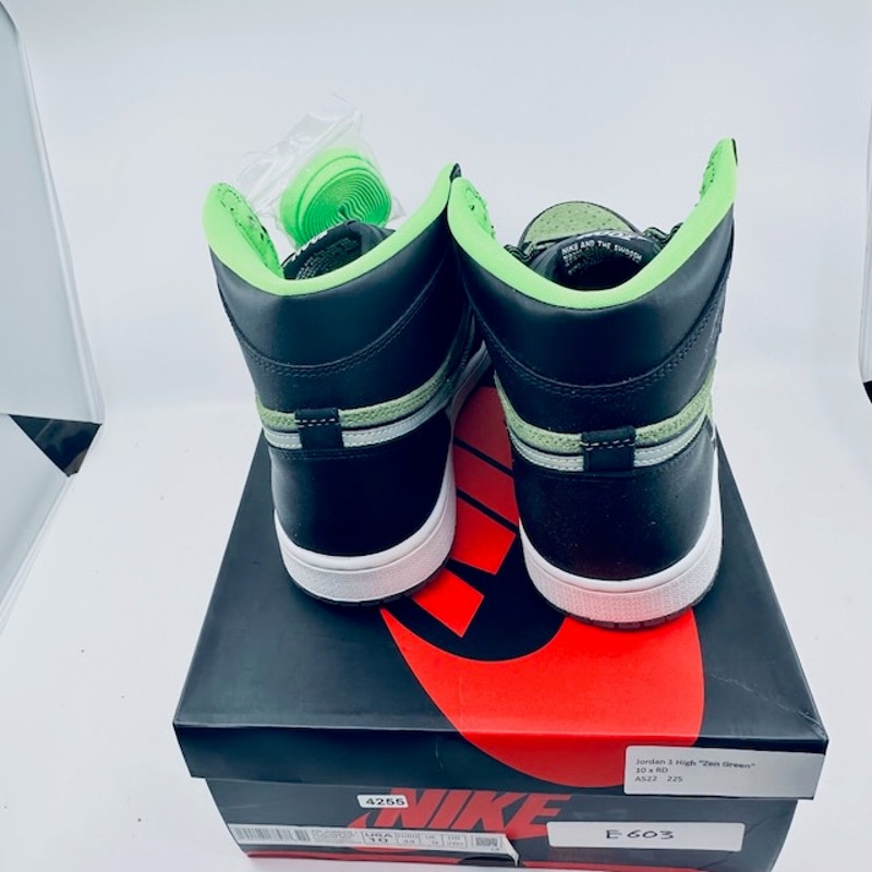 Nike Jordan 1 Retro High OG Sneakers Shoes CK6637-002 Zoom Zen Green Mens 10