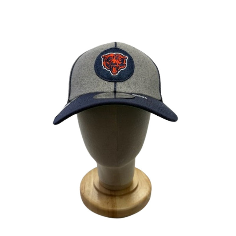 New Era 39THIRTY Chicago Bears 100th NFL Flex Hat Ligh Gray Mens Size M-L