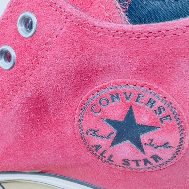 Converse Shoes Chuck Taylor Lux Mid-Top Platform Suede 560671C Red Womens 9