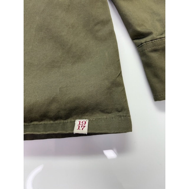 Sovereign Code Bomber Jacket Zip-Up Chest Flap Pocket Olive Green Mens Size L