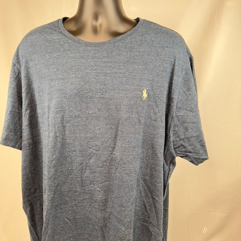 Polo Ralph Lauren Classic Fit Crew Neck T-Shirt Short Sleeve Blue Mens Size XXL