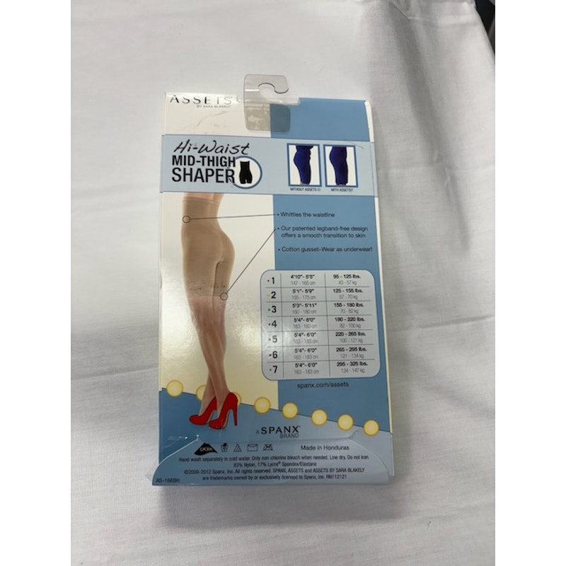 Assets by Sara Blakely Sensational Shaper High Waist Mid-Tight Nude Size 1