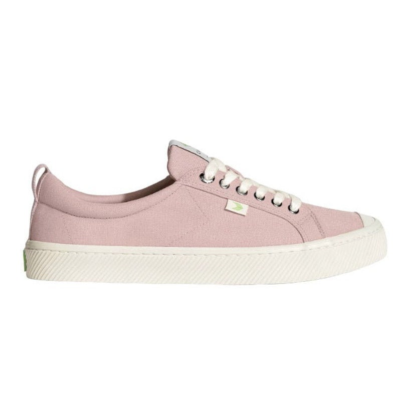 Cariuma Unisex Oca Low Canvas Sneaker Casual Shoes Lace-Up Rose Pink Size 5/6.5