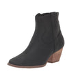DV by Dolce Vita Pueblo Ankle Boot Almond Toe Side Zip Black Womens Size 9