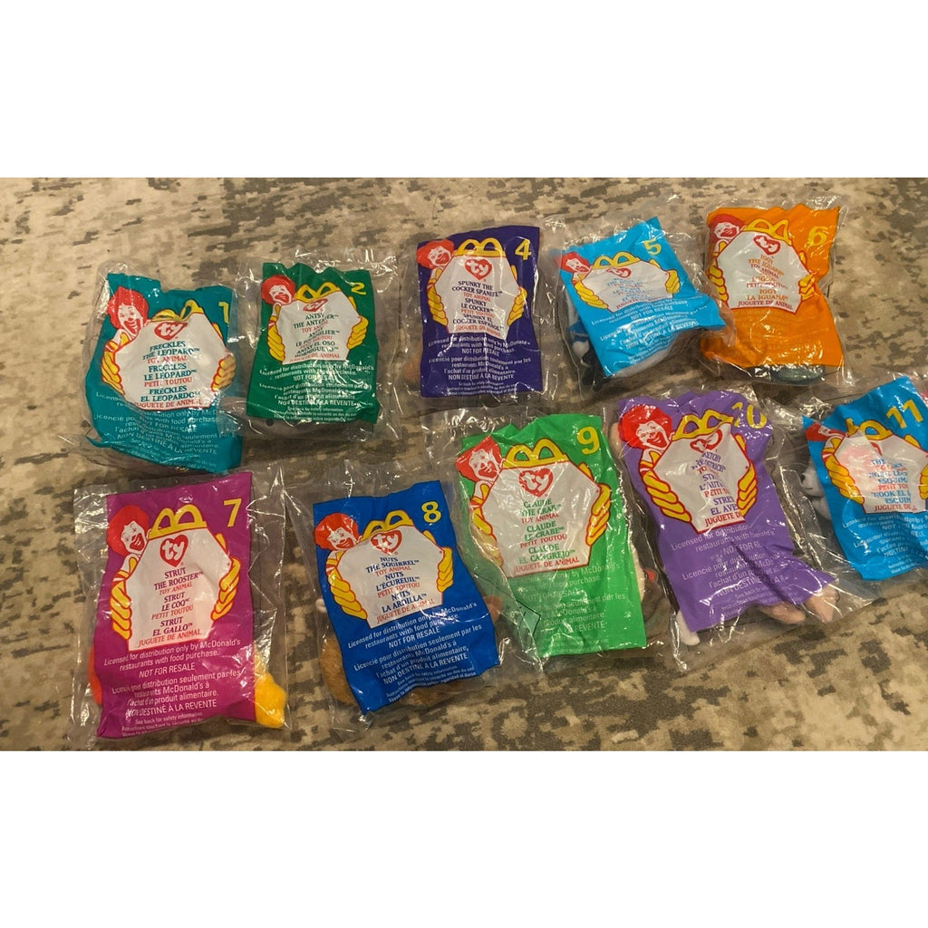 McDonald’s 1999 TY Beanie Babies 1-12; Missing 3